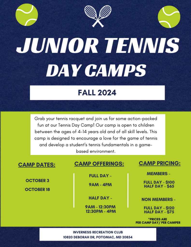 Tennis Day Camp - Inverness (1)